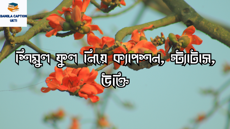 শিমুল ফুল নিয়ে ক্যাপশন